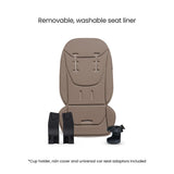 Silver Cross Breez Ultimate 360 Travel System Bundle, Champagne