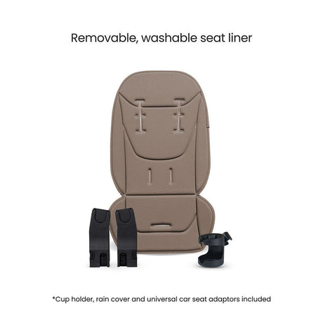 Silver Cross Breez Ultimate 360 Travel System Bundle, Champagne