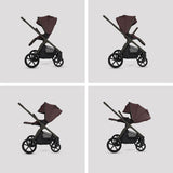 Silver Cross Cove Ultimate 360 Infant Car Seat Bundle, Damson