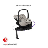 Silver Cross Cove Ultimate 360 Infant Car Seat Bundle, Champagne