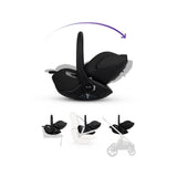 Silver Cross Breez Ultimate 360 Travel System Bundle, Onyx