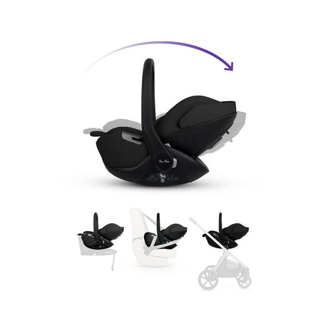 Silver Cross Cove Ultimate 360 Infant Car Seat Bundle, Damson