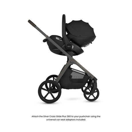 Silver Cross Cove Ultimate 360 Infant Car Seat Bundle, Damson