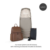 Silver Cross Breez Ultimate 360 Travel System Bundle, Champagne