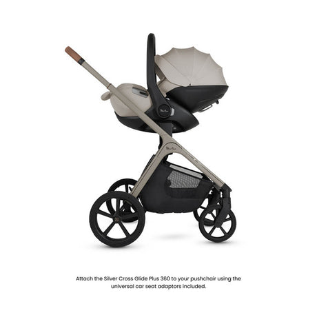 Silver Cross Cove Ultimate 360 Infant Car Seat Bundle, Champagne