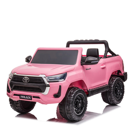 Toyota Hilux 12V Electric Ride-On Jeep – Pink, Two-Seater, 2–8 Years