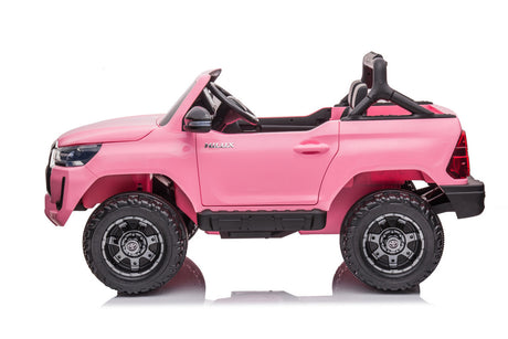Toyota Hilux 12V Electric Ride-On Jeep – Pink, Two-Seater, 2–8 Years
