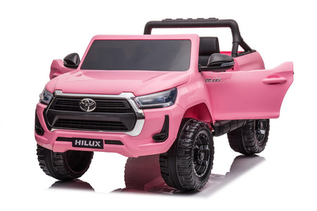 Toyota Hilux 12V Electric Ride-On Jeep – Pink, Two-Seater, 2–8 Years