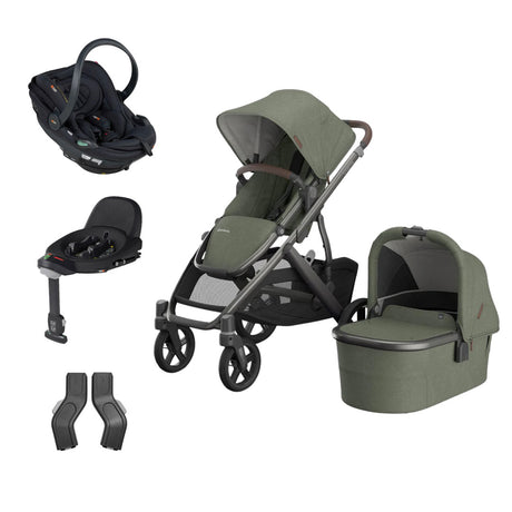 UPPAbaby Vista V3 Travel System with BeSafe Go Beyond 2 Car Seat & Base