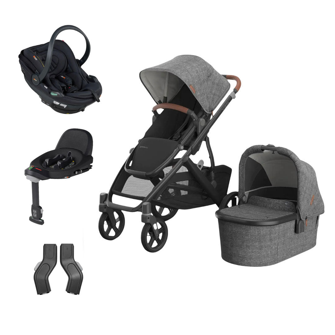 UPPAbaby Vista V3 Travel System with BeSafe Go Beyond 2 Car Seat & Base