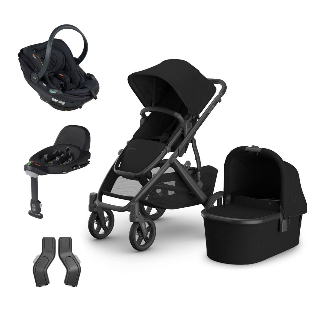 UPPAbaby Vista V3 Travel System with BeSafe Go Beyond 2 Car Seat & Base