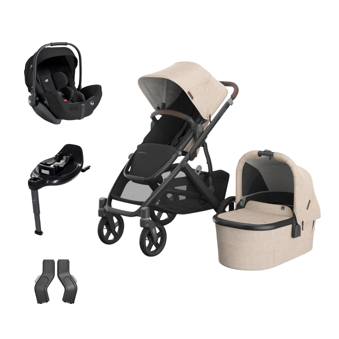UPPAbaby Vista V3 Essential Bundle With Joie i-level 360 Car Seat And Base