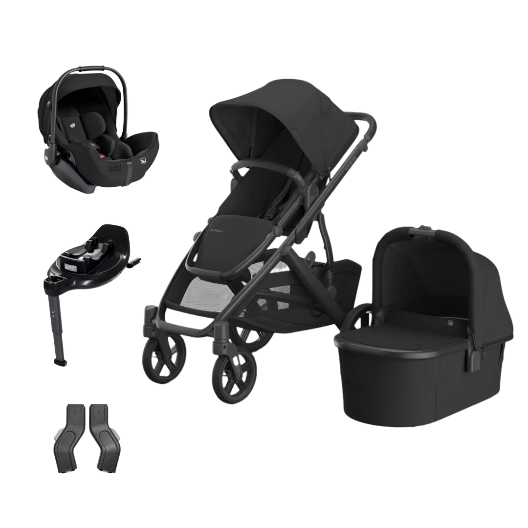 UPPAbaby Vista V3 Essential Bundle With Joie i-level 360 Car Seat And Base
