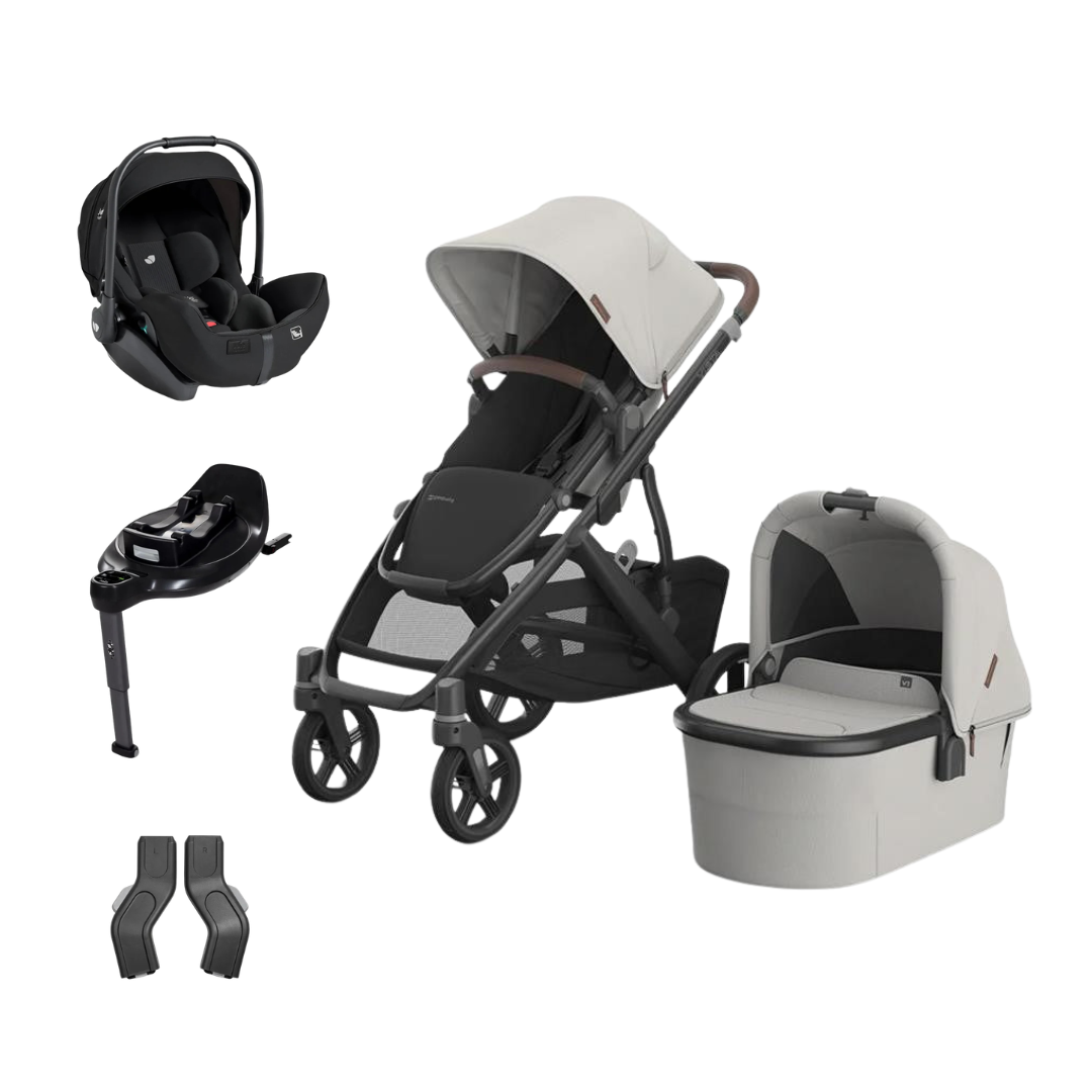 UPPAbaby Vista V3 Essential Bundle With Joie i-level 360 Car Seat And Base