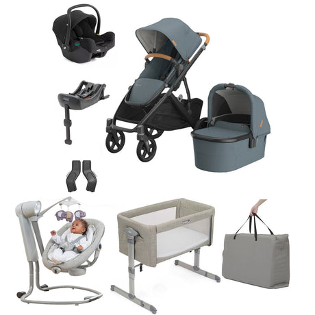UPPAbaby Vista V3 Essential Pram & Nursery Bundle with Joie i-Snug 2 & Base