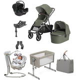 UPPAbaby Vista V3 Essential Pram & Nursery Bundle with Joie i-Snug 2 & Base