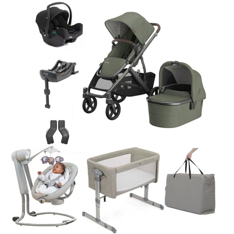 UPPAbaby Vista V3 Essential Pram & Nursery Bundle with Joie i-Snug 2 & Base