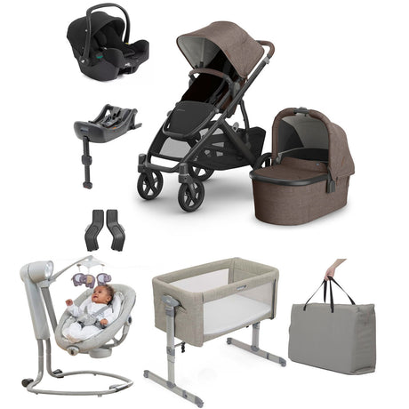 UPPAbaby Vista V3 Essential Pram & Nursery Bundle with Joie i-Snug 2 & Base